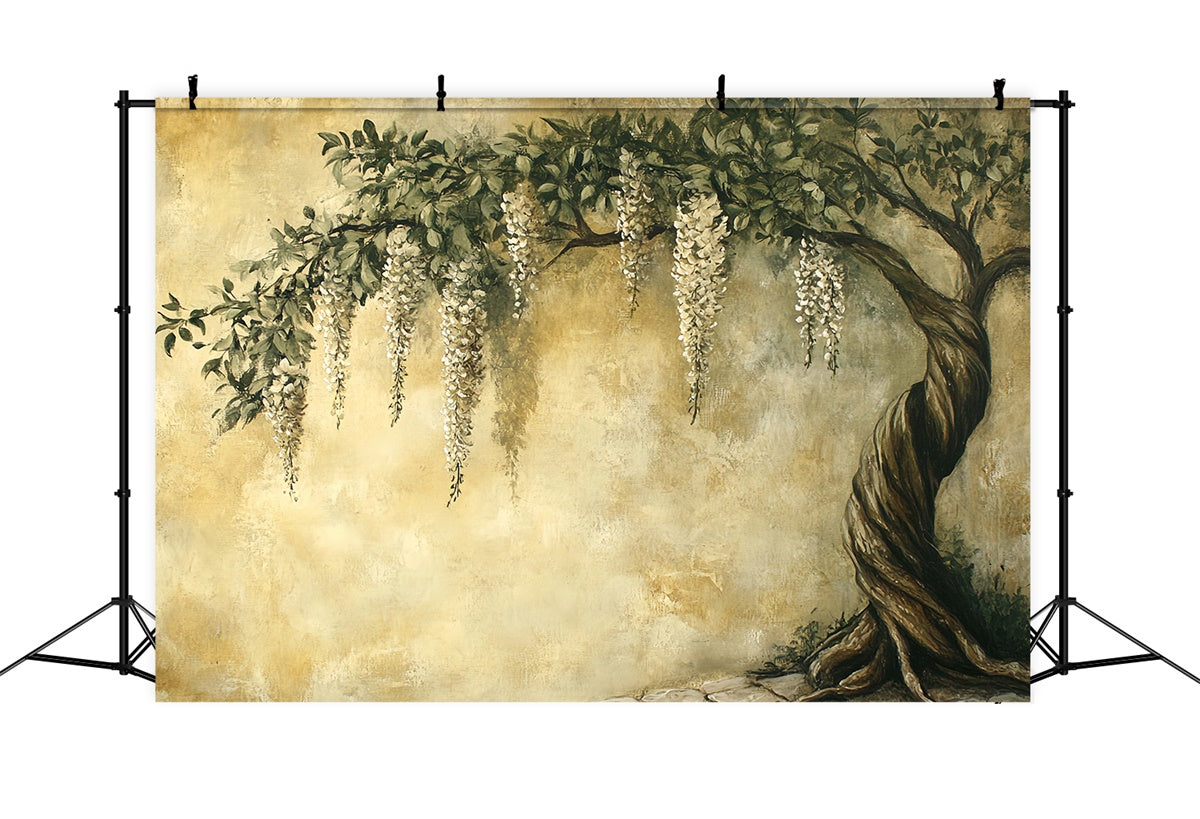 Toile de fond Artistique Fleurs Suspendues Antique Drap CSH57-268