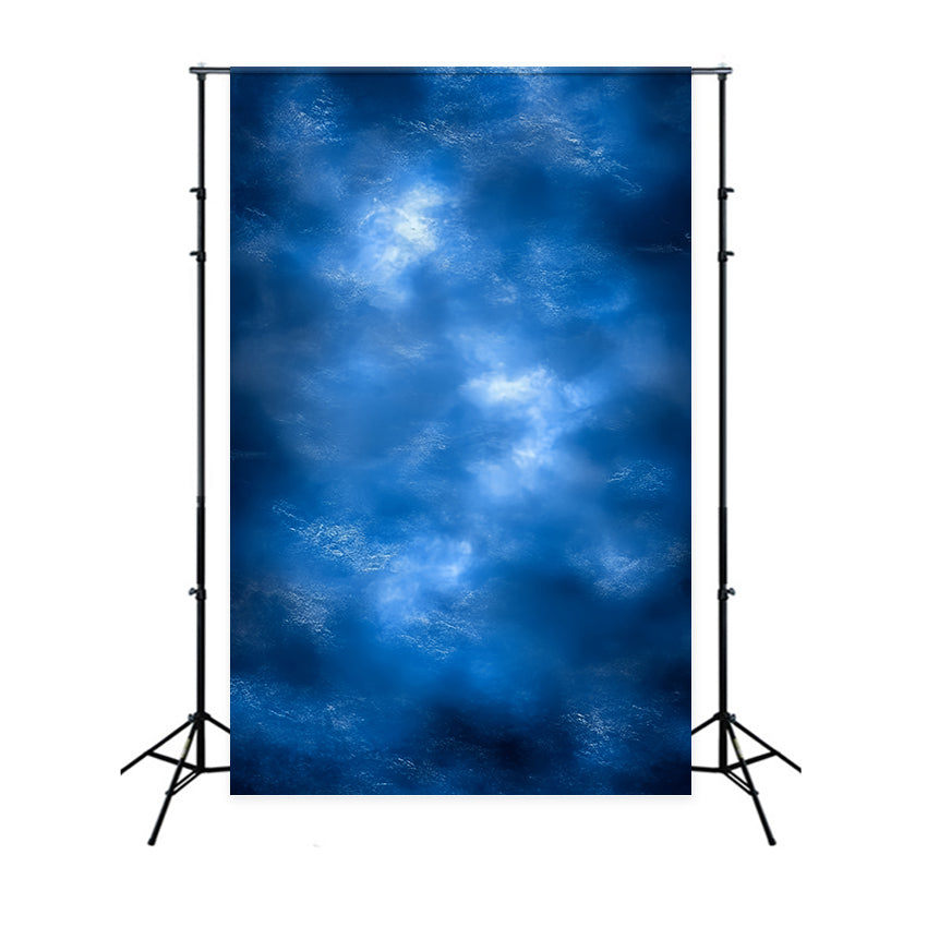 Toile de Fond Photo Bleue Tourbillon de Lumière Tranquille CSH57-27