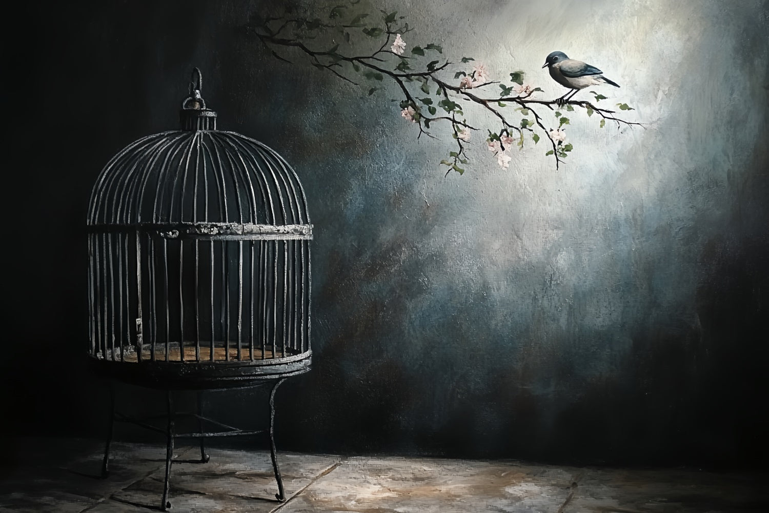 Toile de fond Photographie Beaux-Arts Jardin Cage Silencieuse CSH57-277