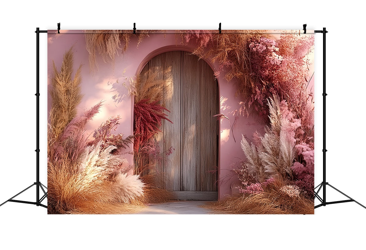 Toile de fond bohème photo Arche Floraison Coucher de Soleil CSH57-301