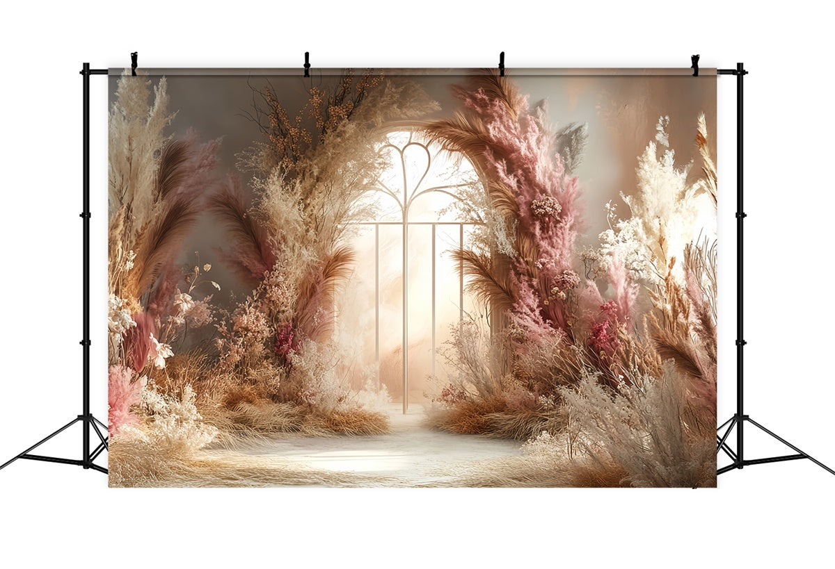 Toile de fond photo bohème Arche Floraison Enchantée CSH57-302