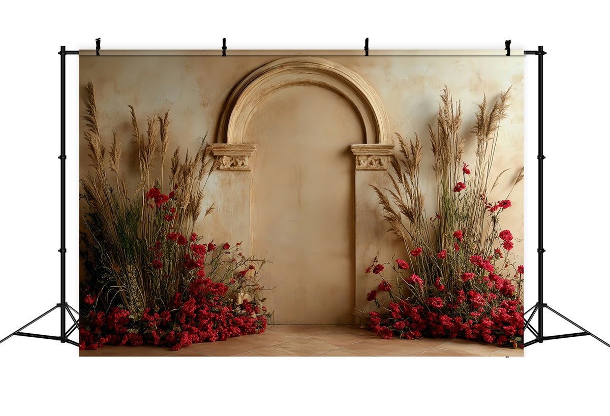 Toile de fond photo bohème Arche Jardin Vibrant CSH57-310
