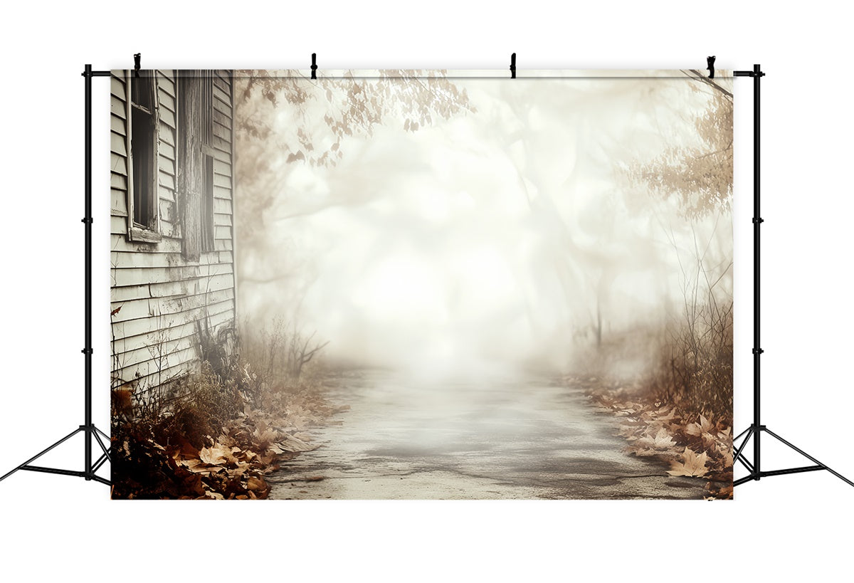 Toile de fond Photo Halloween Sentier Chalet Abandonné CSH57-77