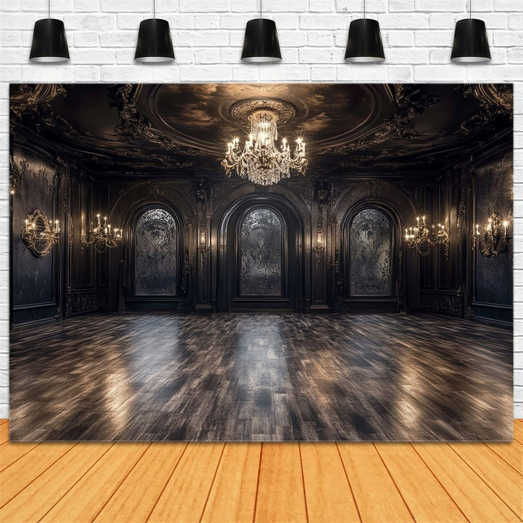 Toile de fond Vintage Royal Sombre Salle Banquet CSH57-90