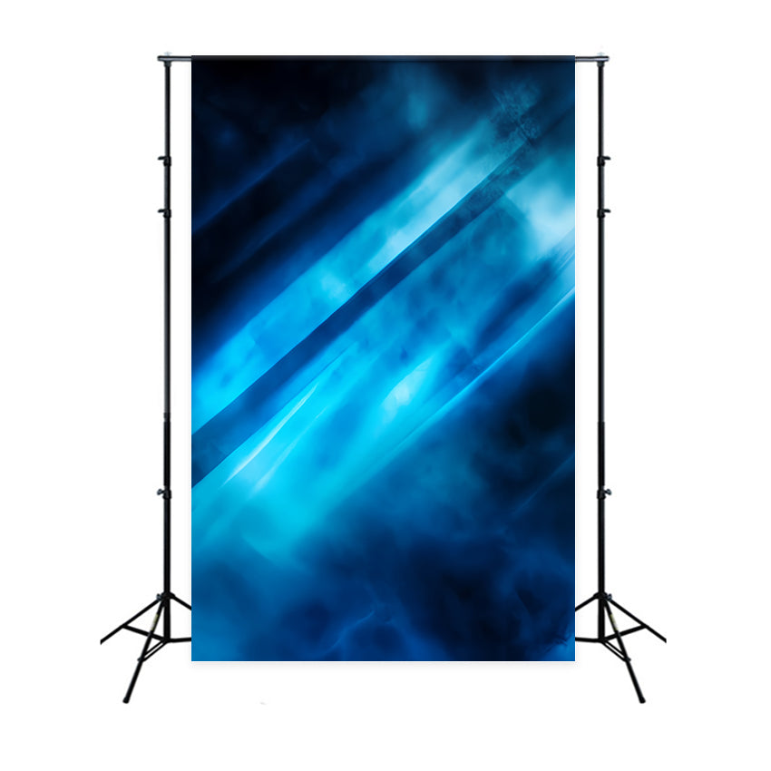 Toile de fond Abstrait Traînées Lumière Bleu Électrique CSH58-149