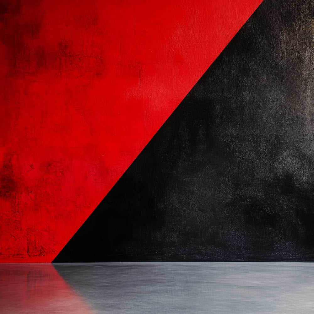 Toile de fond Abstrait Contraste Géométrique Rouge Noir Photographie CSH58-150