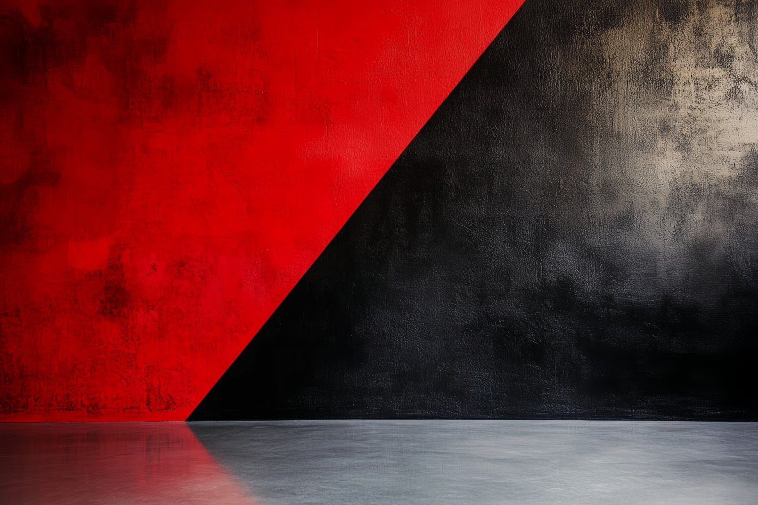 Toile de fond Abstrait Contraste Géométrique Rouge Noir Photographie CSH58-150