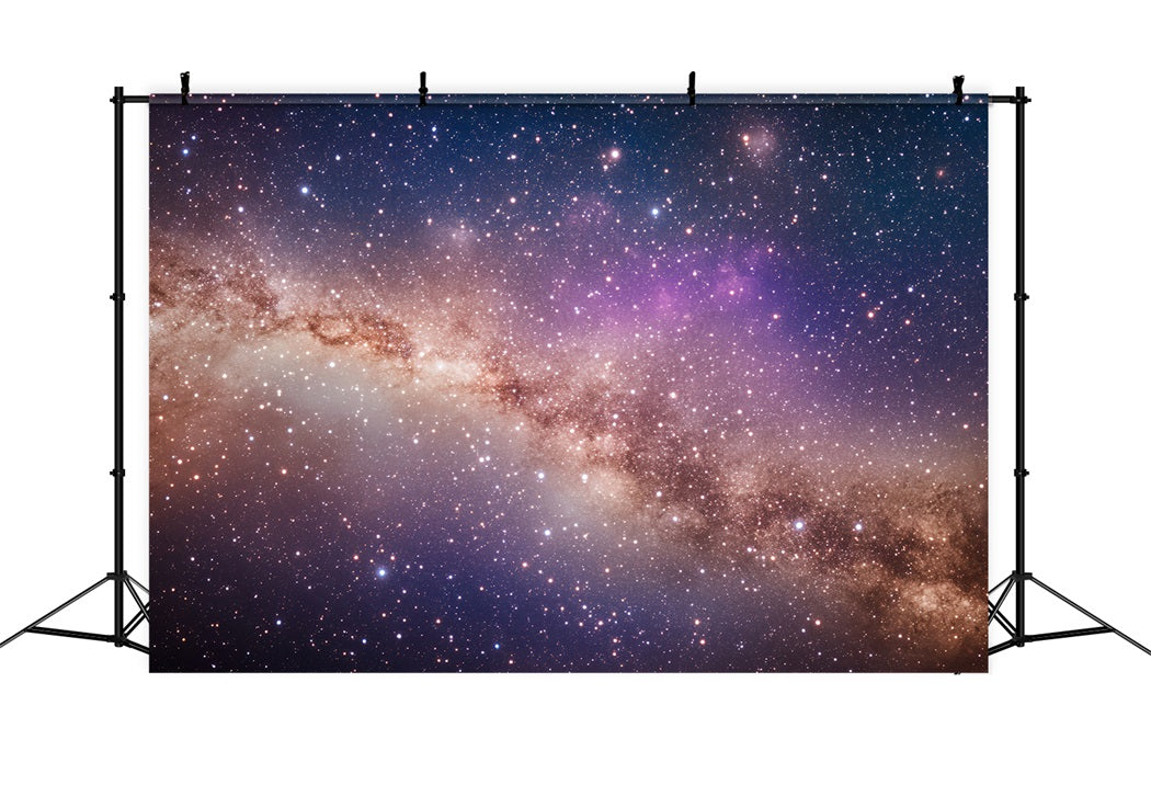Toile de fond Abstrait Rivière d’Étoiles Lueur Galaxie CSH58-161