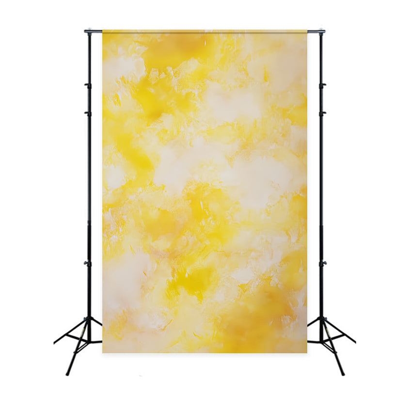 Toile de fond Abstrait Traits Nuage Jaune Doux CSH58-164
