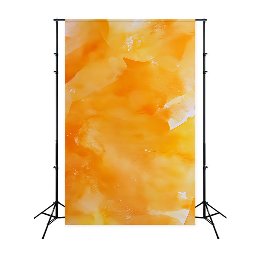 Toile de fond Abstrait Mélange Aquarelle Orange Vif Photographie CSH58-169