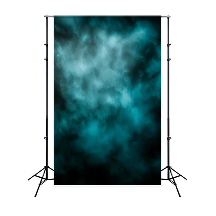 Toile de fond Abstrait Texture Fumée Aqua Sombre Photographie CSH58-173