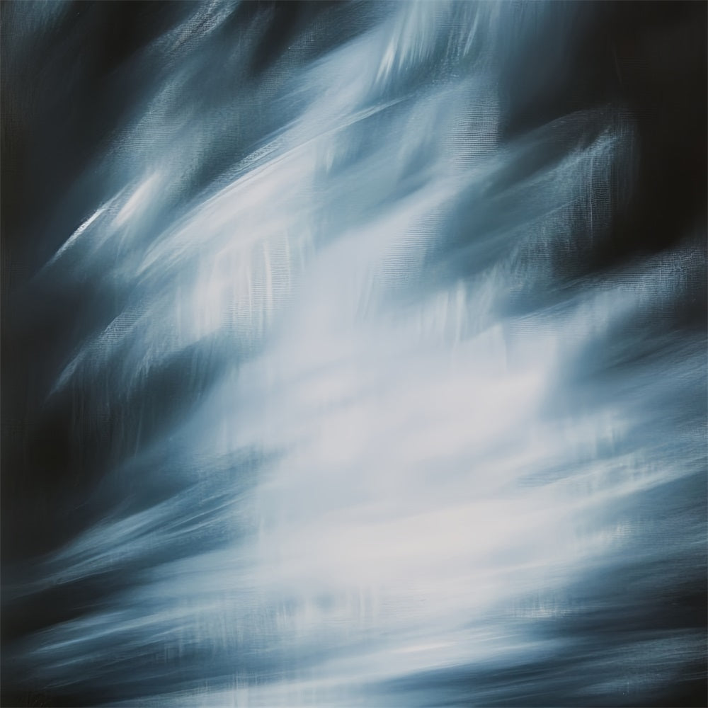 Toile de fond Abstrait Mouvement Lumière Traînées Bleues Photo CSH58-174