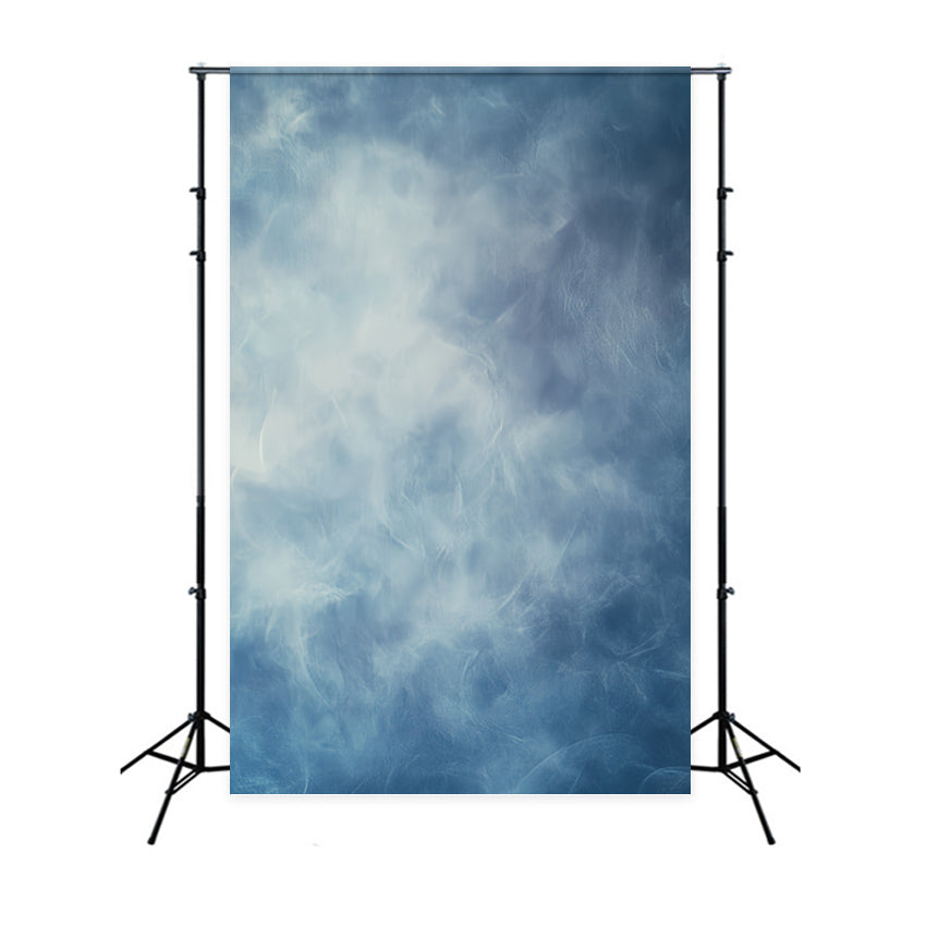 Toile de fond Abstrait Couches Nuageuses Bleues Douces CSH58-183