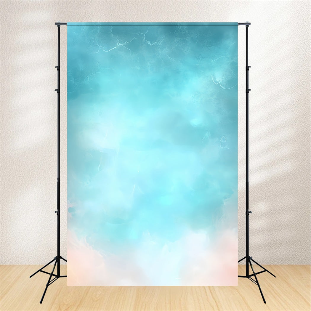 Toile de fond Abstrait Brume Aqua Pastel Douce Photographie CSH58-189
