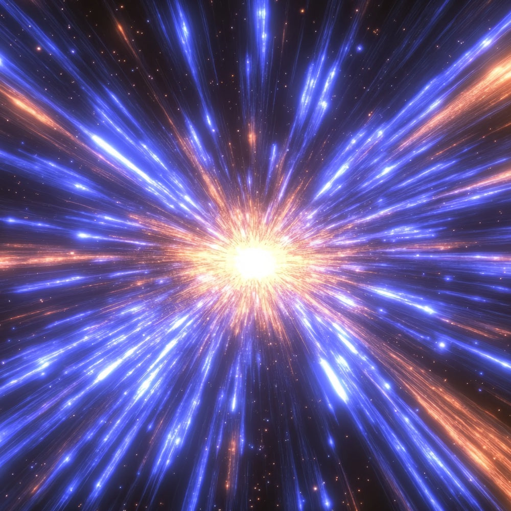 Toile de fond Abstrait Explosion d’Énergie Stellaire Cosmique Photo CSH58-193