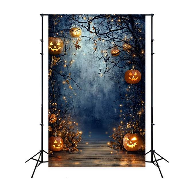 Toile de fond Photo Halloween Éclat de Citrouille Enchantée CSH6-115