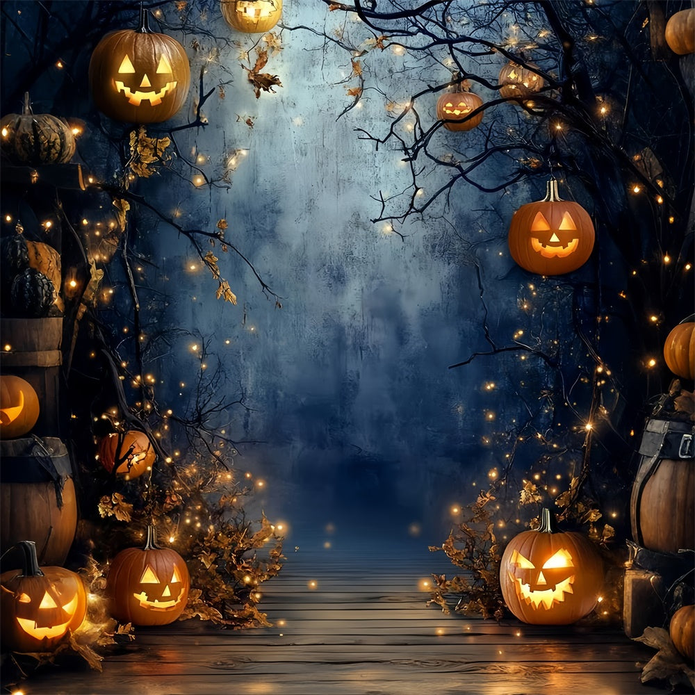 Toile de fond Photo Halloween Éclat de Citrouille Enchantée CSH6-115