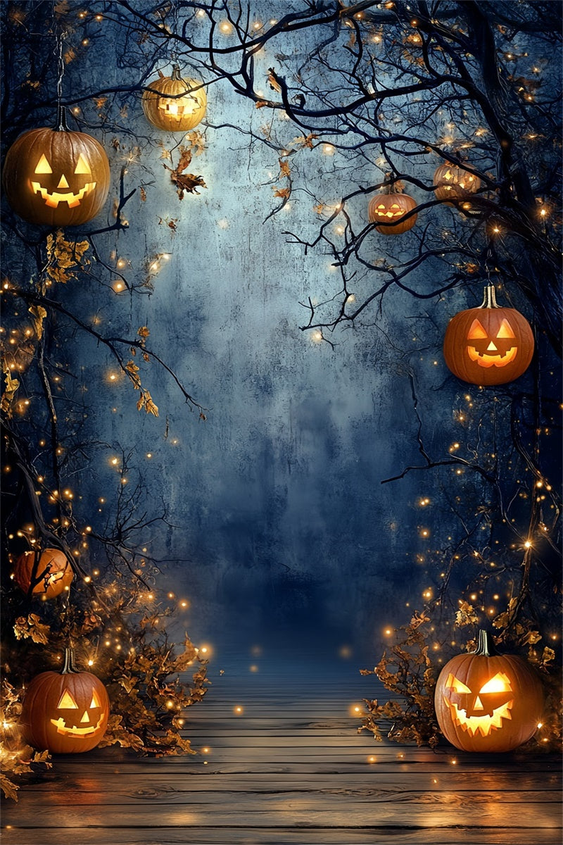 Toile de fond Photo Halloween Éclat de Citrouille Enchantée CSH6-115