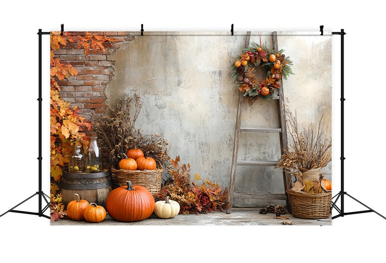 Toile de fond Photo Automne Coin Récolte Rustique CSH6-219