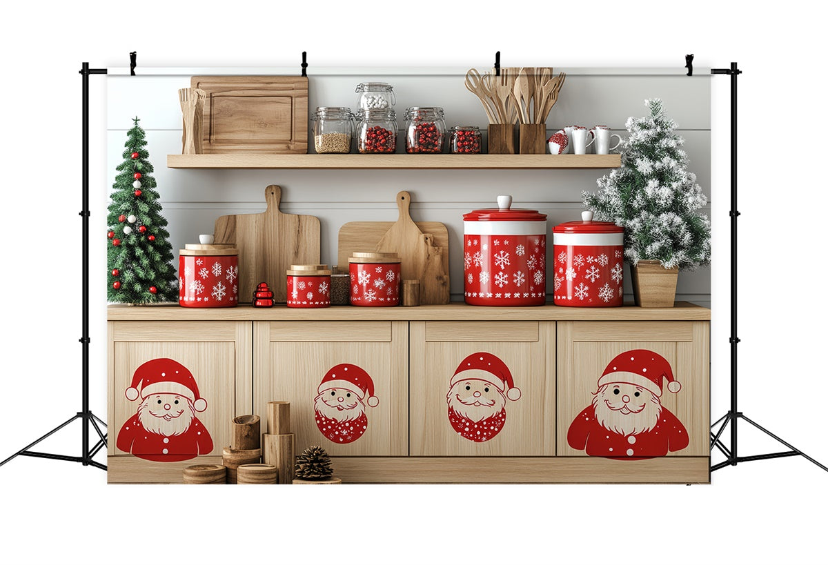 Toile de fond photo Noël Coin de Pâtisserie Joyeuse CSH6-282