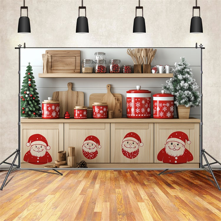 Toile de fond photo Noël Coin de Pâtisserie Joyeuse CSH6-282