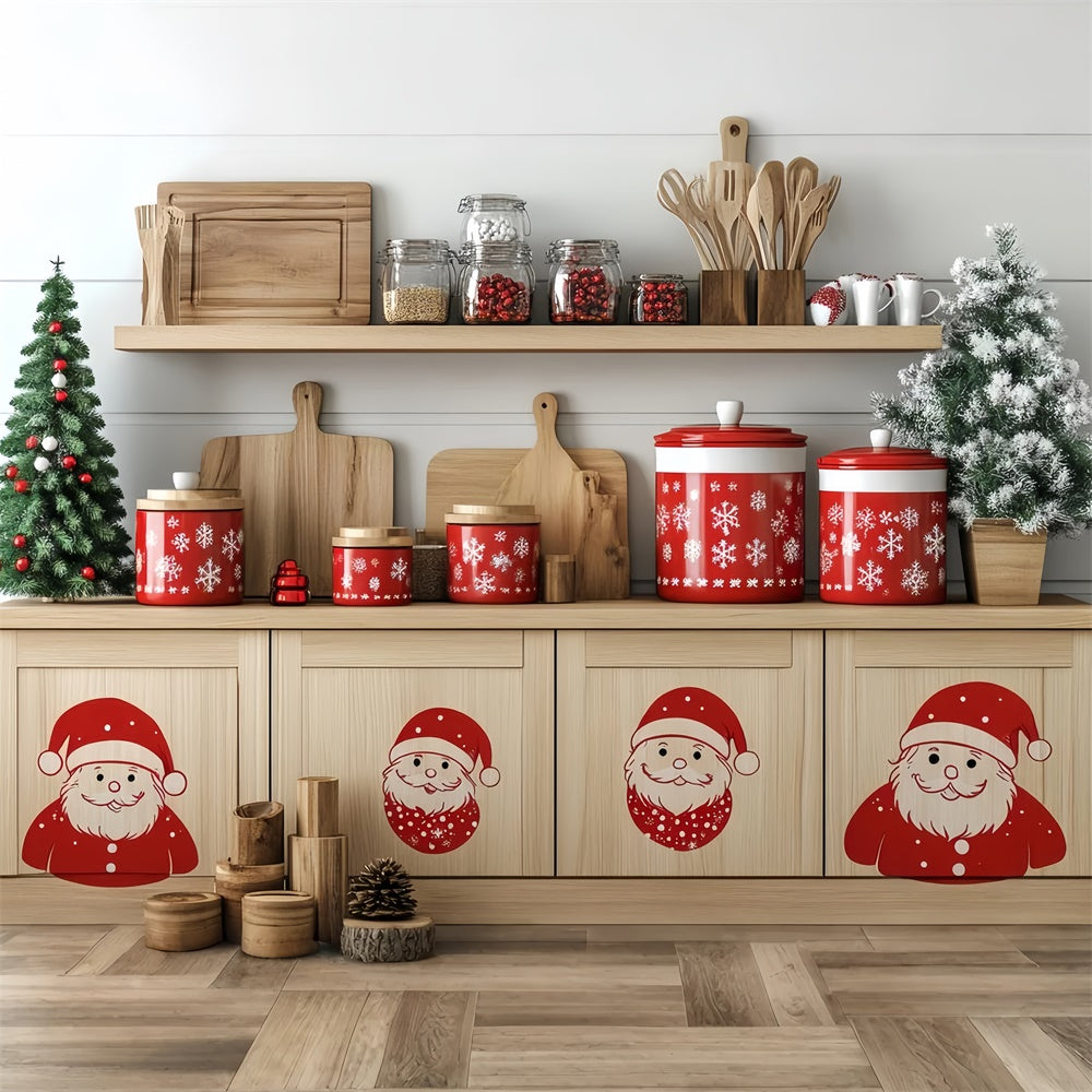 Toile de fond photo Noël Coin de Pâtisserie Joyeuse CSH6-282