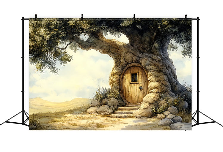 Toile de fond Photo Gâteau Smash Porte de Cabane Enchantée CSH6-296
