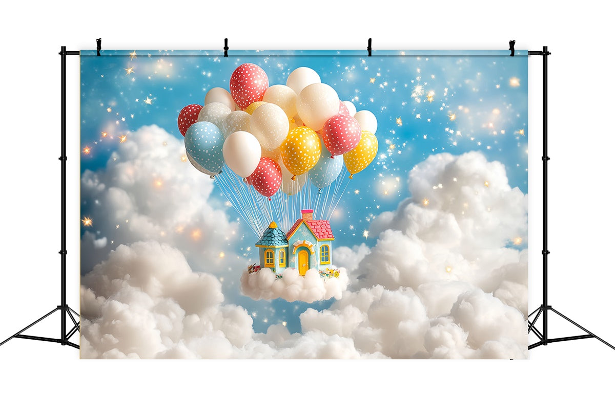 Toile de fond Photo Gâteau Smash Nuage Ballon Fantaisie CSH6-306