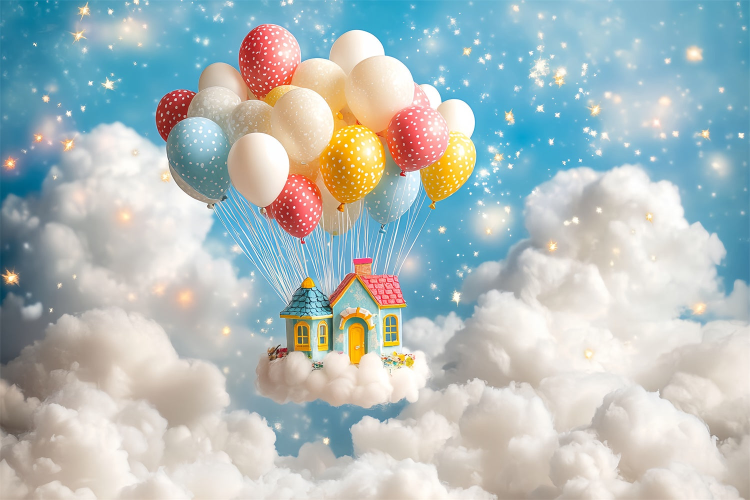 Toile de fond Photo Gâteau Smash Nuage Ballon Fantaisie CSH6-306