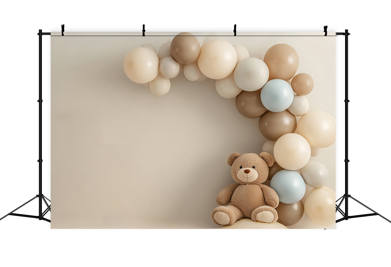 Toile de fond Cake Smash Ours Classique et Ballons CSH6-327