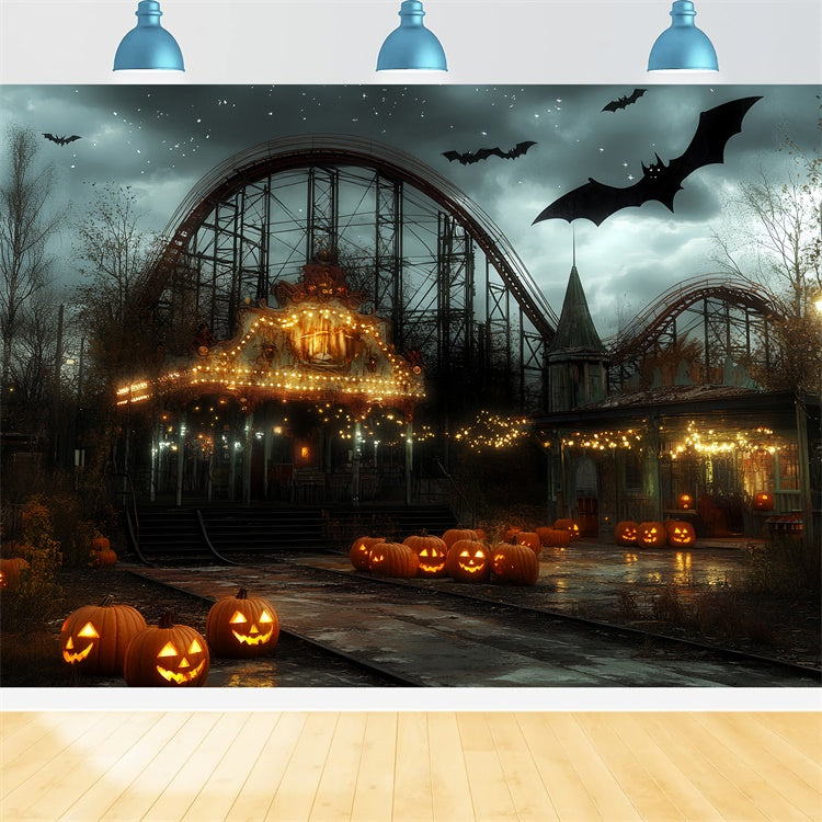 Toile de fond Photo Halloween Lumières Hantées Carnaval CSH6-69
