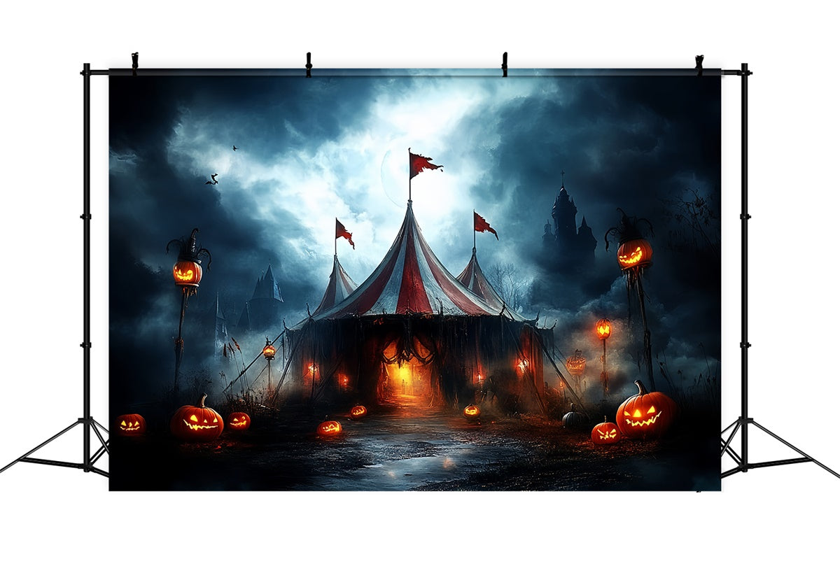 Toile de fond Idées Halloween Cirque Cauchemar Clair de Lune CSH6-71