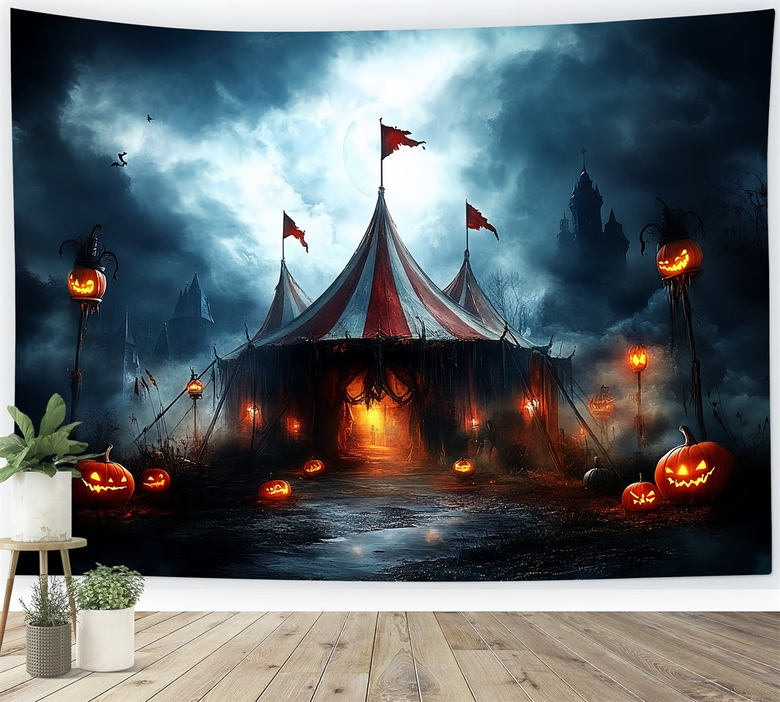 Toile de fond Idées Halloween Cirque Cauchemar Clair de Lune CSH6-71