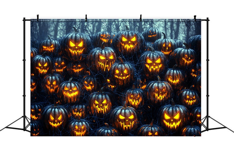 Toile de fond Photographie Halloween Horde de Citrouilles Hantées CSH6-75