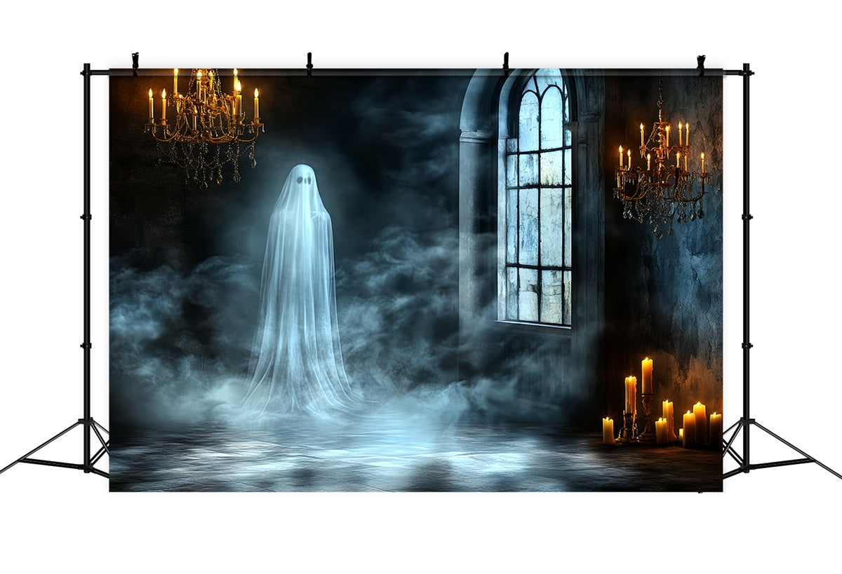 Toile de fond Photographie Halloween Fenêtre Gothique Fantomatique CSH6-78
