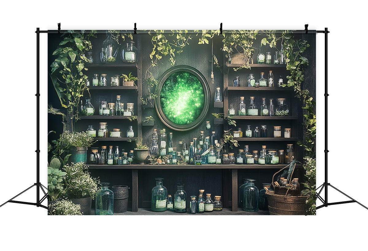 Toile de fond Halloween Atelier de Potion Enchanté CSH6-91