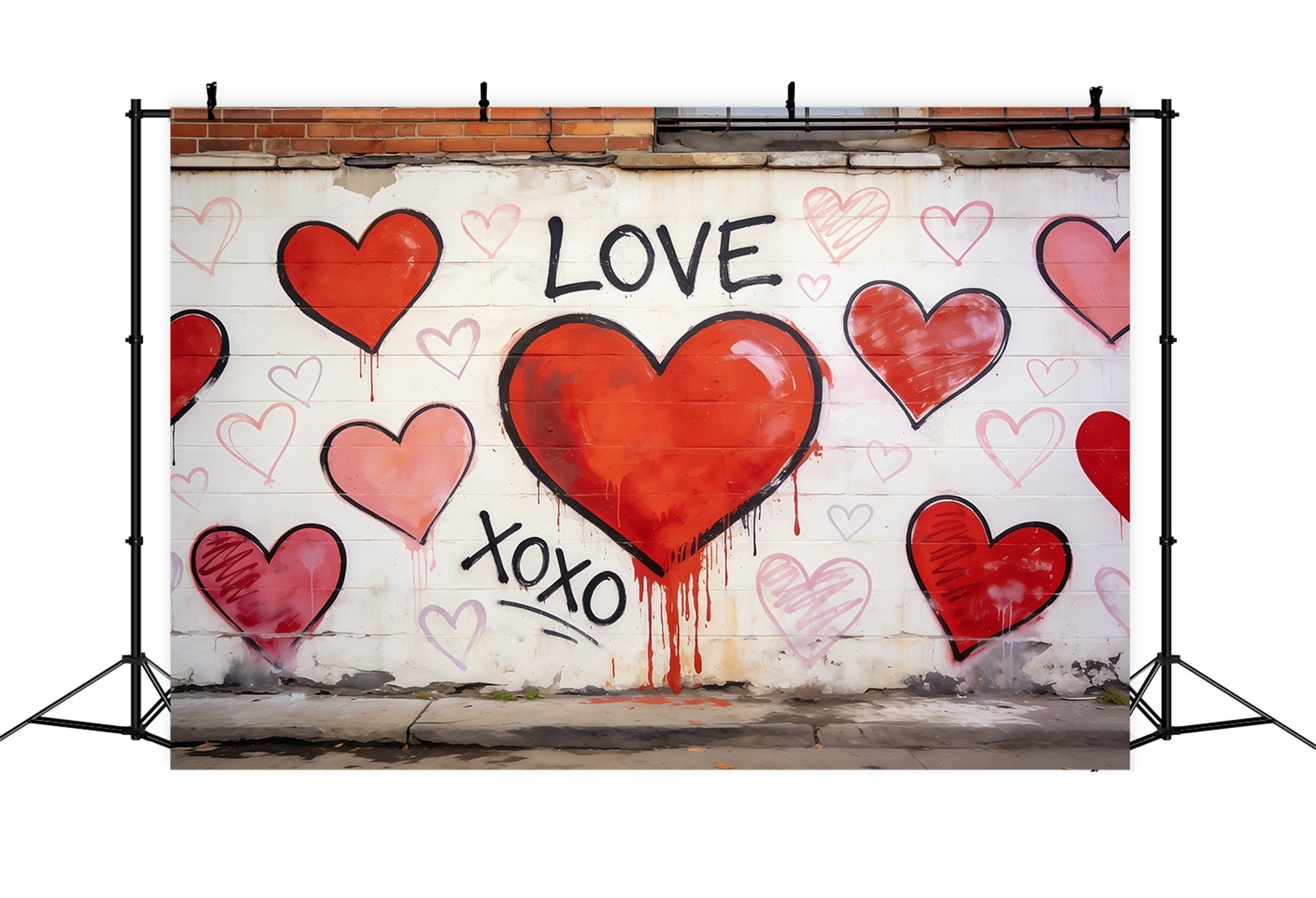 Toile de fond Saint-Valentin Cœur Amour Urbain CSH61-105