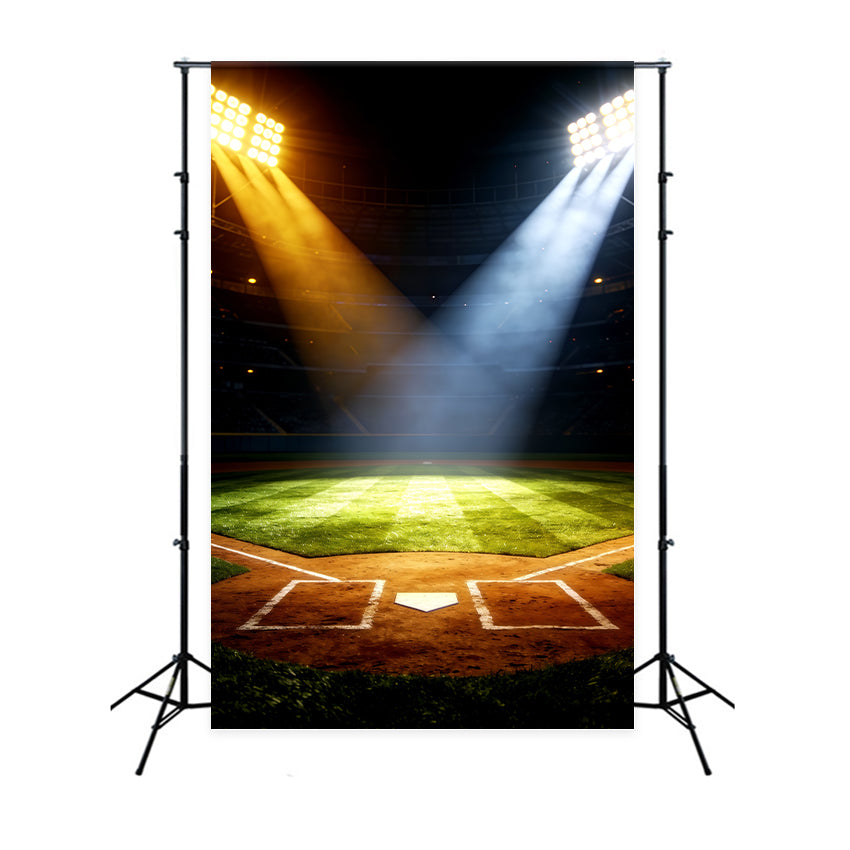 Fond Photo Sport Lumières Stade Double Couleur CSH61-179