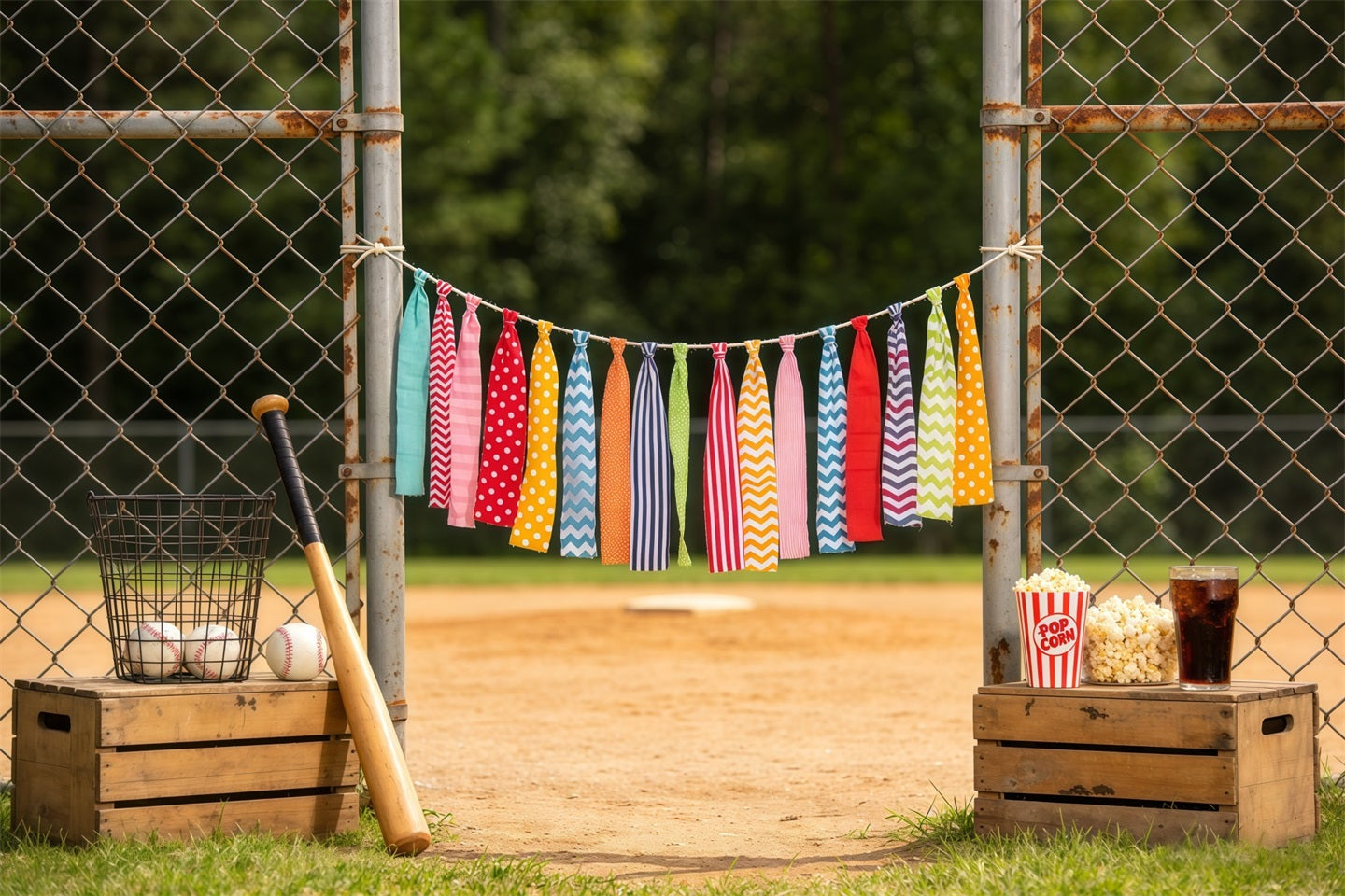 Fond Photo Baseball Portail Fête Abri Ludique CSH61-183