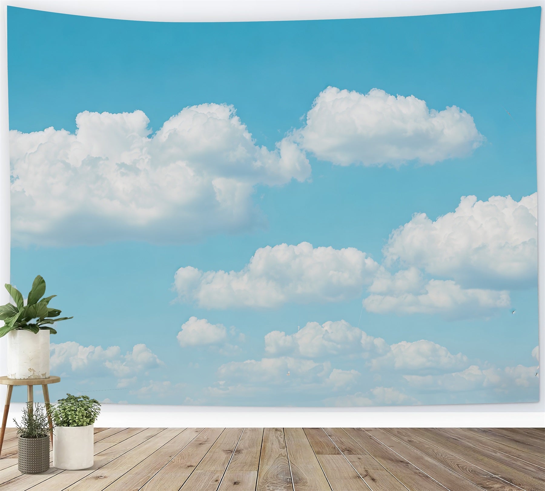 Fond Photo Ciel Ciel Bleu Duve­teux CSH62-118