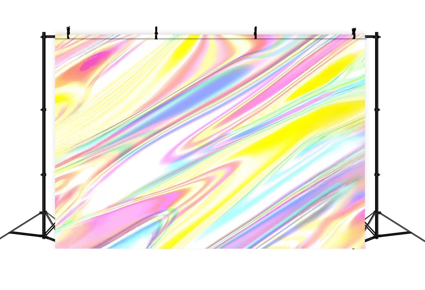 Toile de Fond Photographie Dégradée Flux Bleu Violet Jaune CSH62-40