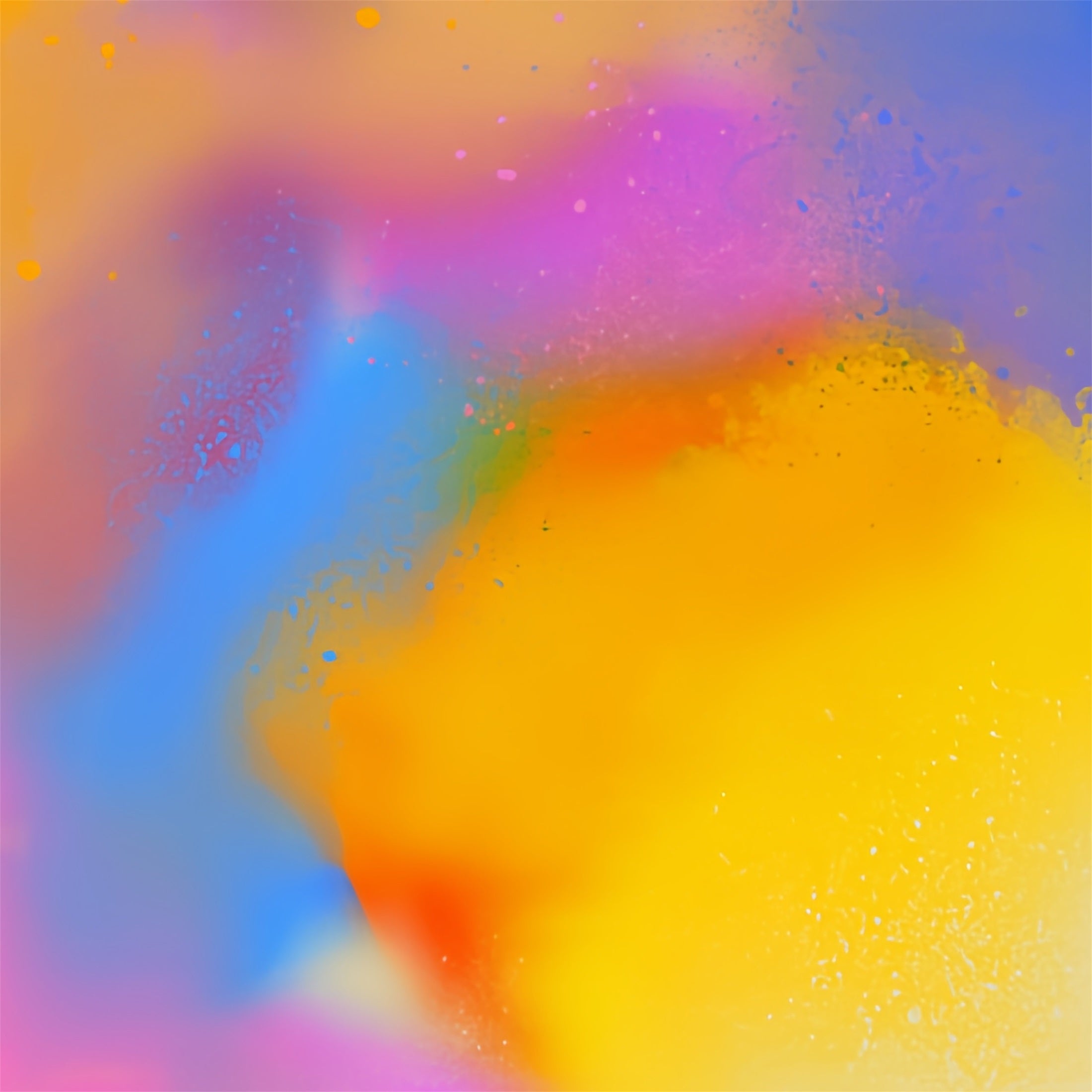 Fonds Dégradés Éclaboussures Vives Bleu Rose Jaune CSH62-42