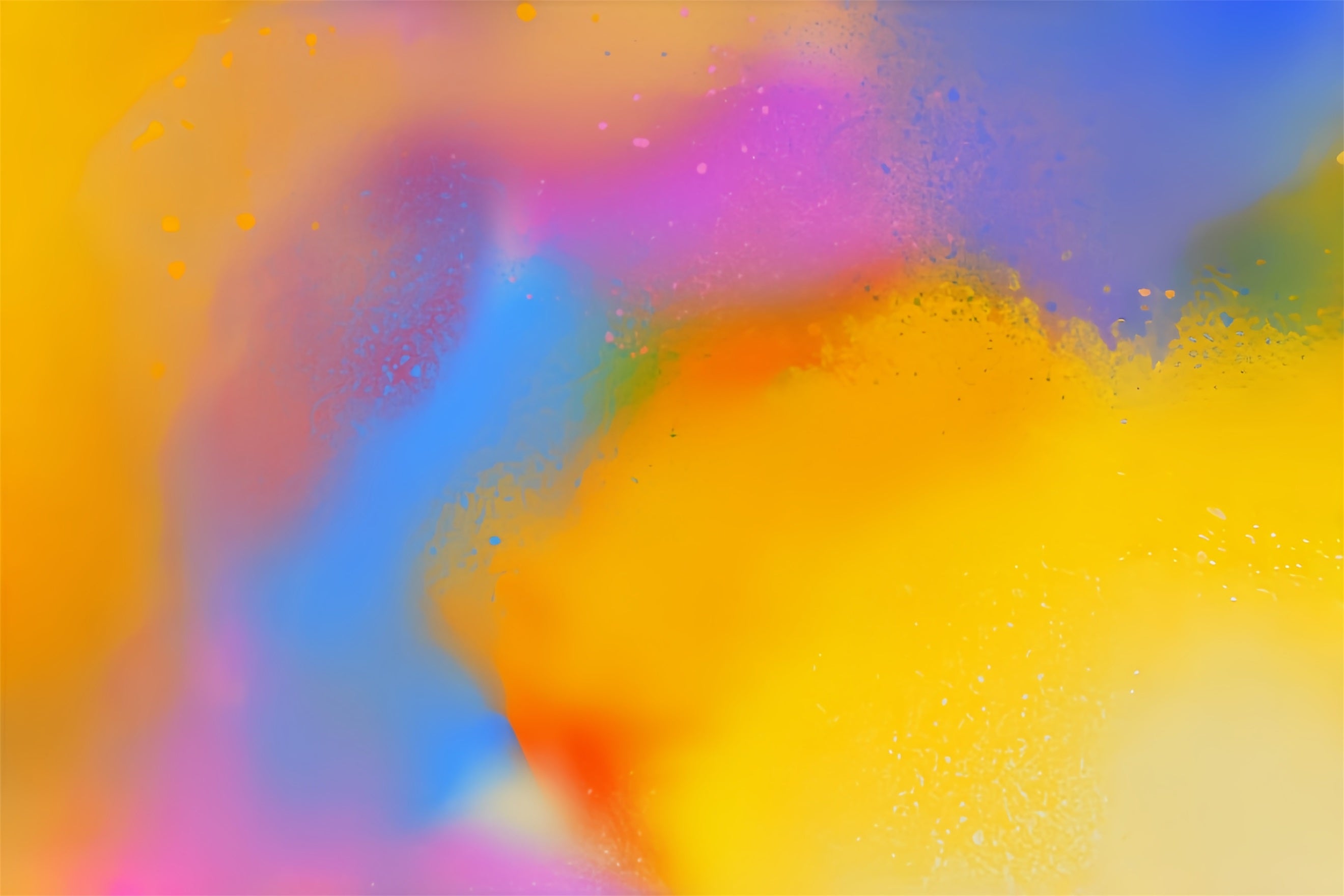 Fonds Dégradés Éclaboussures Vives Bleu Rose Jaune CSH62-42