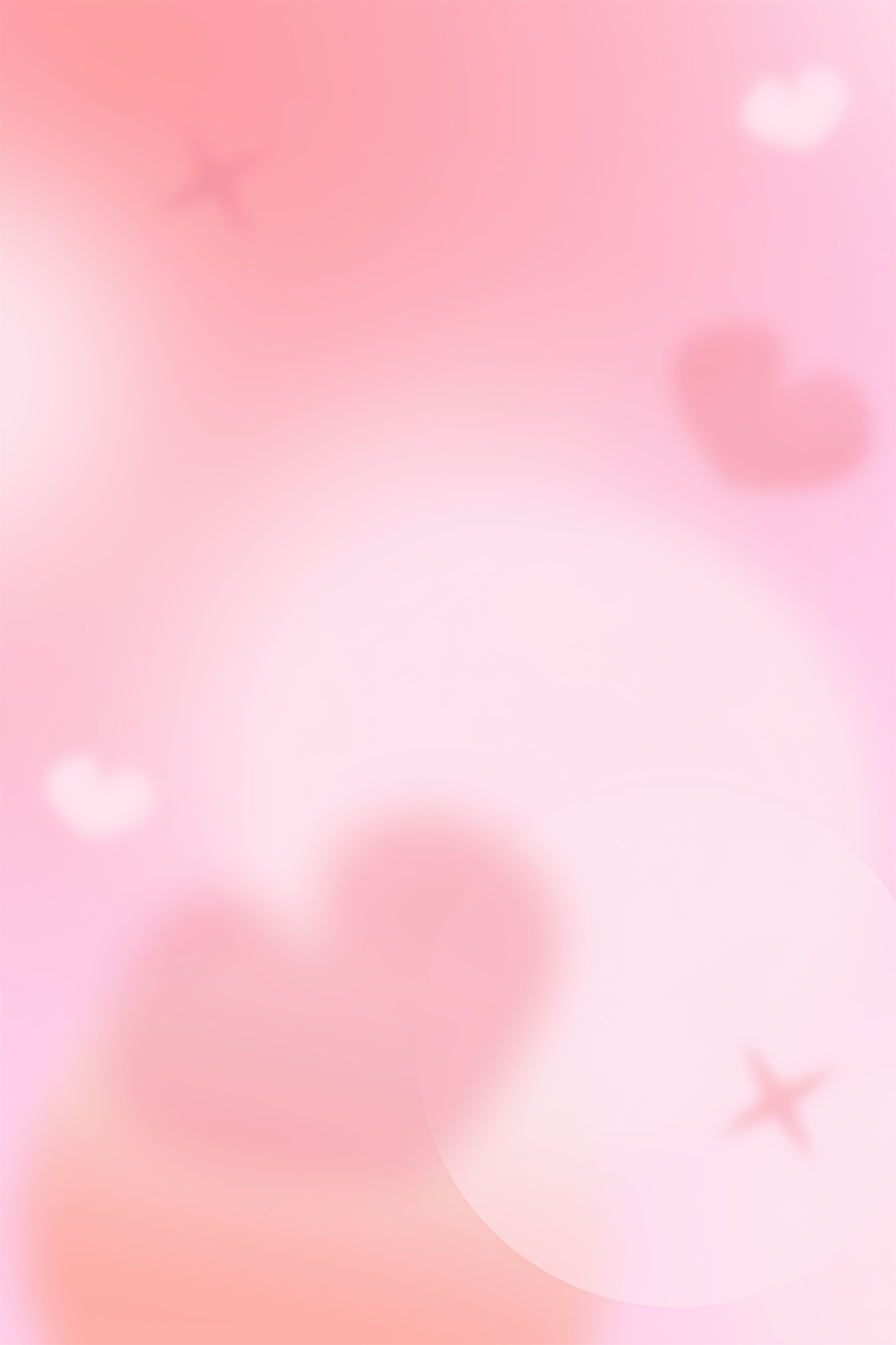 Fond Dégradé Gris Brume Cœur Amour Rose Bonbon Blush CSH62-50