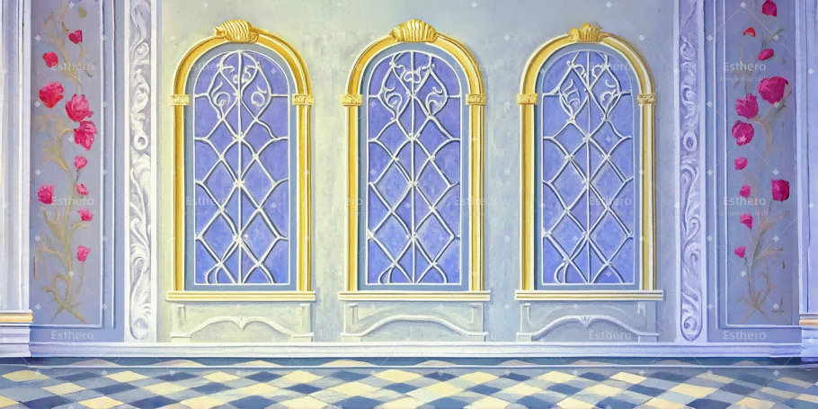 Fond de Scène Théâtre Intérieur du Château CSH59-T44