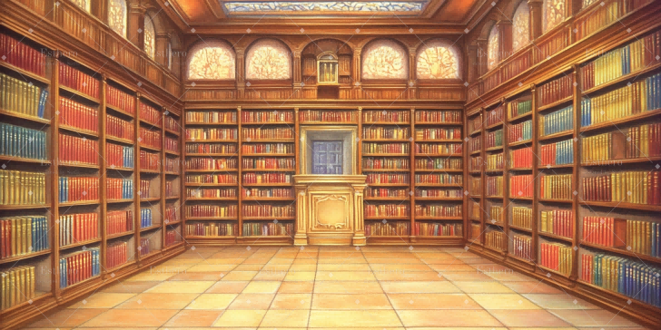 Fond de Scene Theatre Bibliothèque du Château CSH59-T25