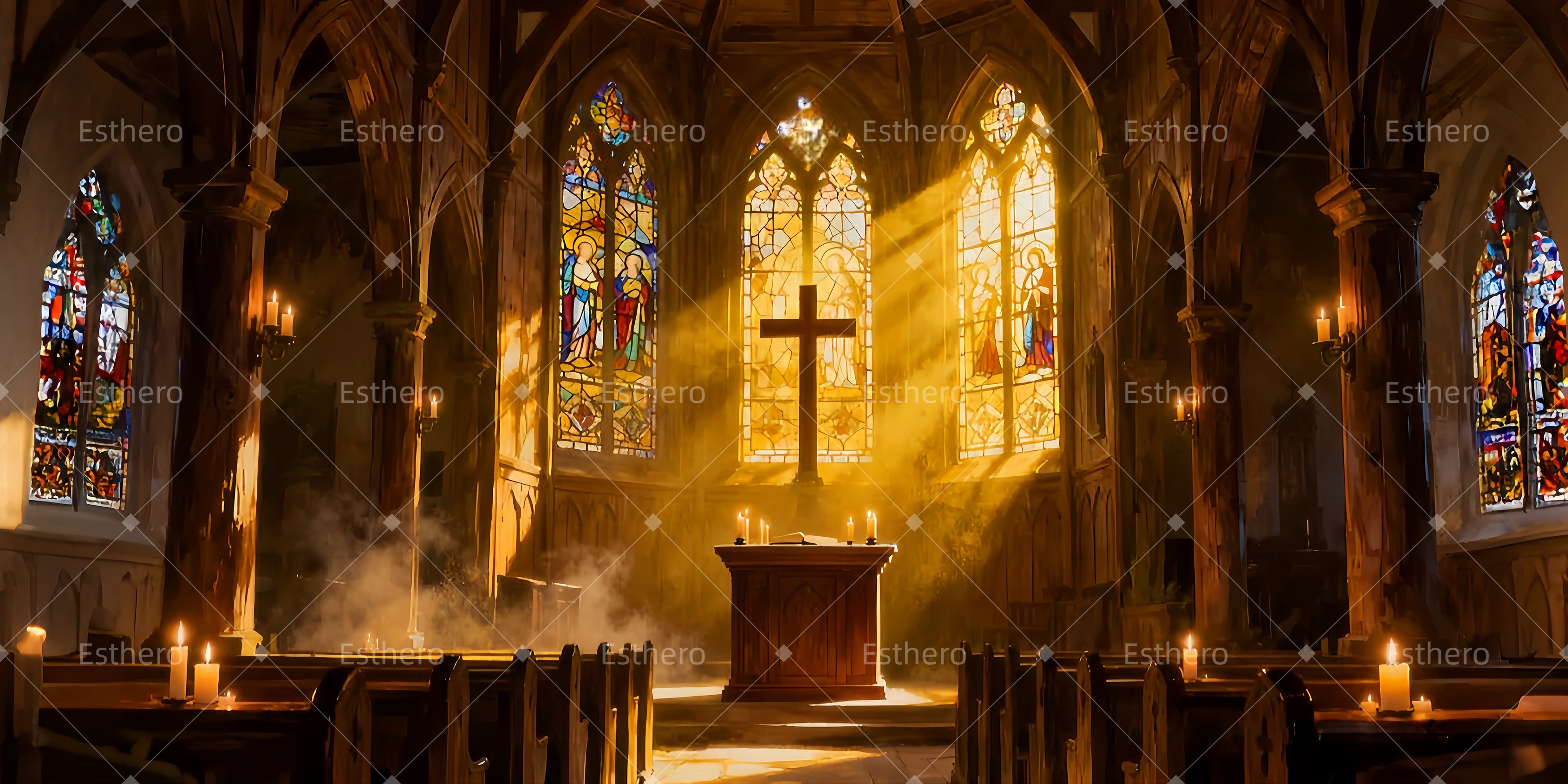 Fond de Scene Sermon du Révérend LXX510-T5