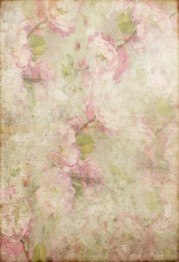 Toile de fond Photo de Tête Abstrait Fleurs Vintage Studio DBD25-13