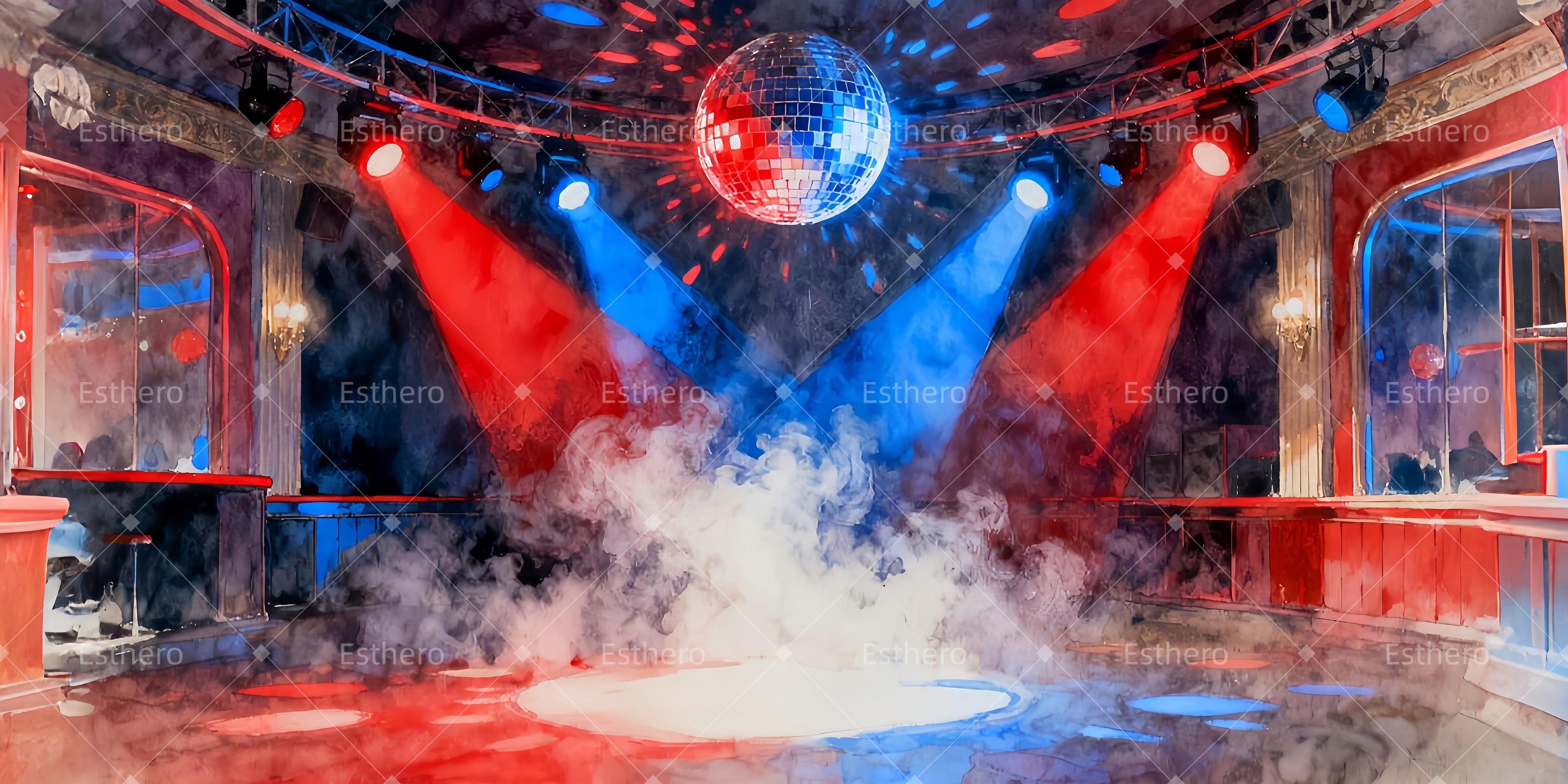 Fond de Scene Theatre Club de Danse LXX510-T1