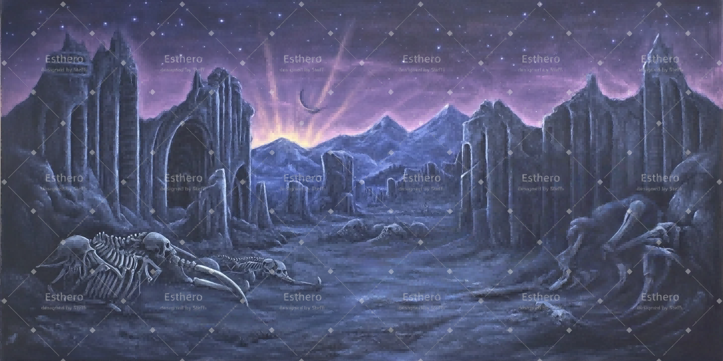 Toile de fond de Theatre Cimetière d'éléphants CSH59-T53